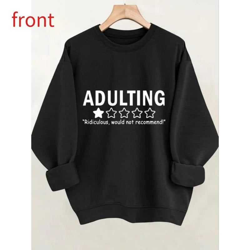 Letter Print Fitted Moderate Fabric Thickness All - Adult & Kids T-Shirts, Sweatshirts & Hoodies apparel design preview 1