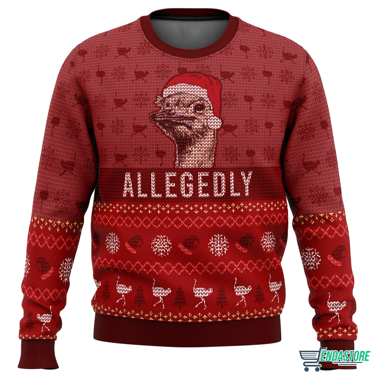 Letterkenny Allegedly 3D Ugly Christmas Sweater - Holiday Gift product image