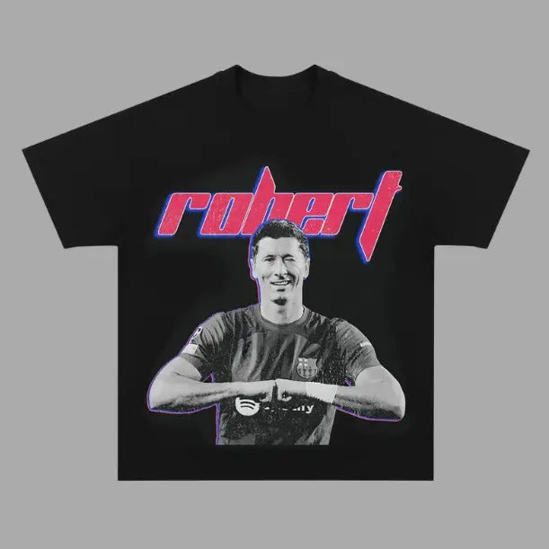 Lewandowski Y2k Vintage Soccer Sport Menswear - Adult & Kids T-Shirts, Sweatshirts & Hoodies apparel design preview 1