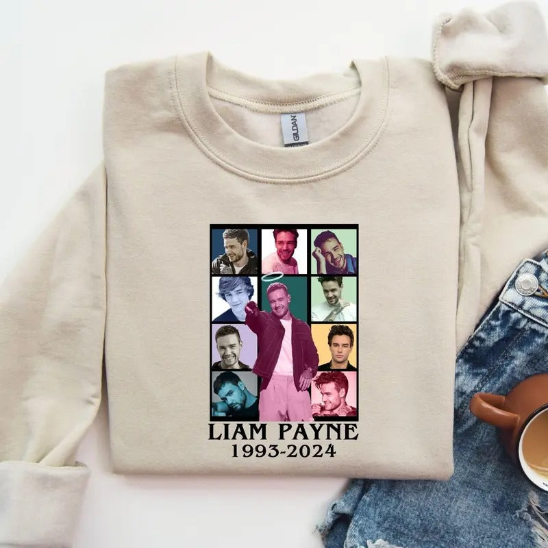 Liam Payne Music Lovers Memory Thank You - Adult & Kids T-Shirts, Sweatshirts & Hoodies apparel design preview 1