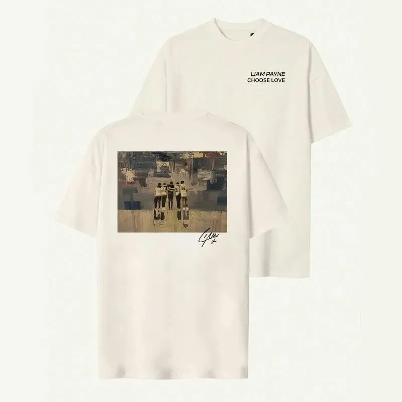 Liam Payne Tribute Choose Love Memory One Direction - Adult & Kids T-Shirts, Sweatshirts & Hoodies apparel design preview 1