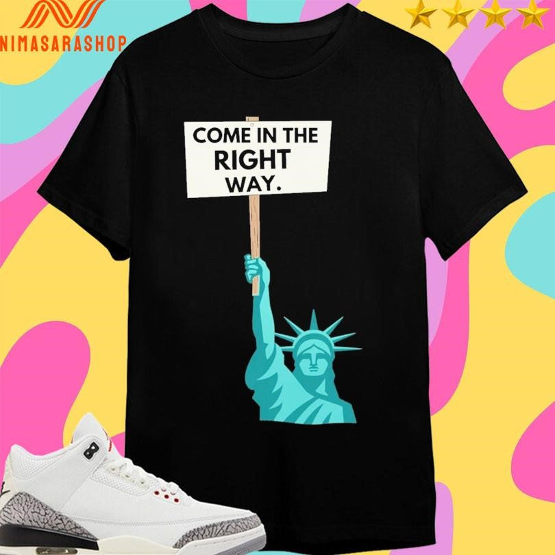 Liberties Support Ice Come In The Right Way - Adult & Kids T-Shirts, Sweatshirts & Hoodies apparel design preview 1