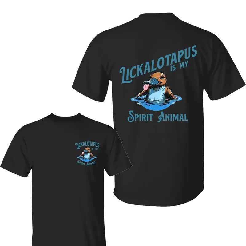 Lickalotapus Is My Spirit Animal Funny - Adult & Kids T-Shirts, Sweatshirts & Hoodies apparel design preview 1