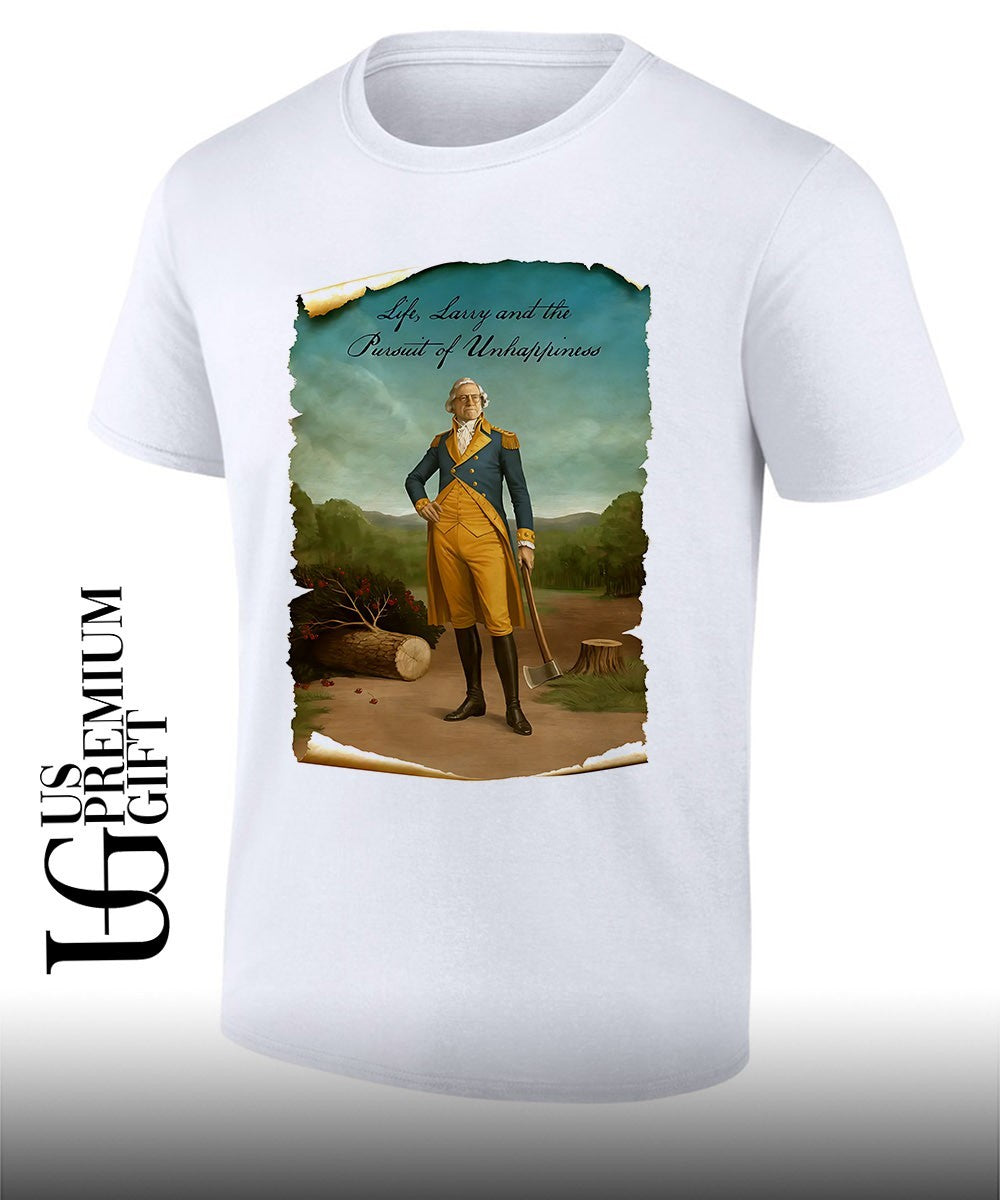 Life Larry and the Pursuit of Unhappiness As - Adult & Kids T-Shirts, Sweatshirts & Hoodies apparel design preview 1
