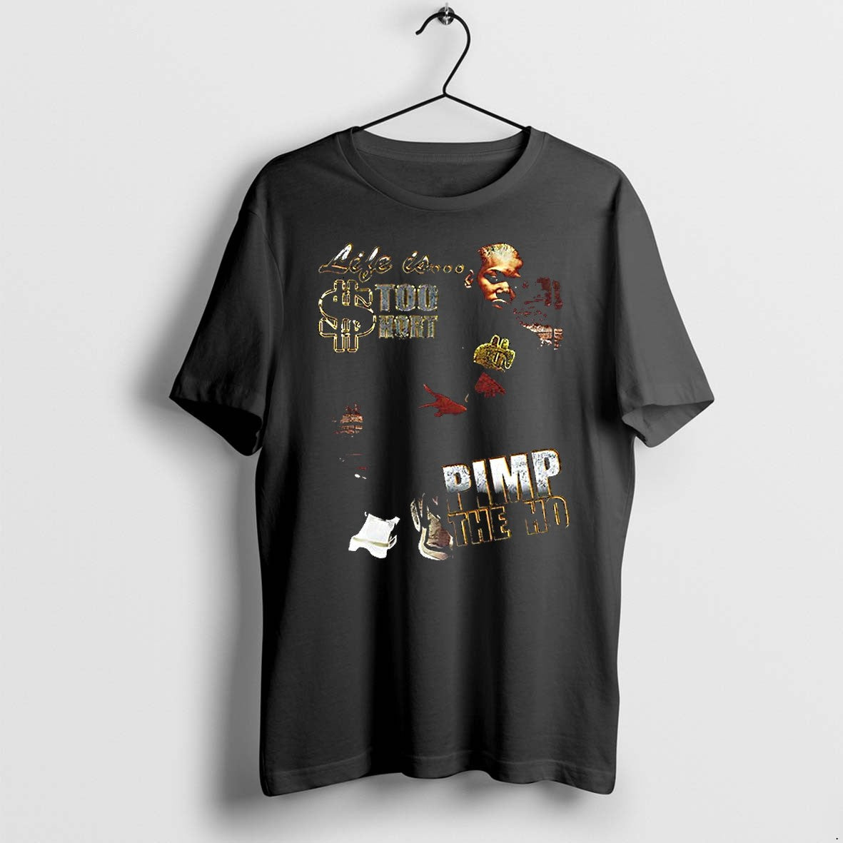 Life Is Too Short Pimp The Ho Sweater Jpg - Adult & Kids T-Shirts, Sweatshirts & Hoodies apparel design preview 1