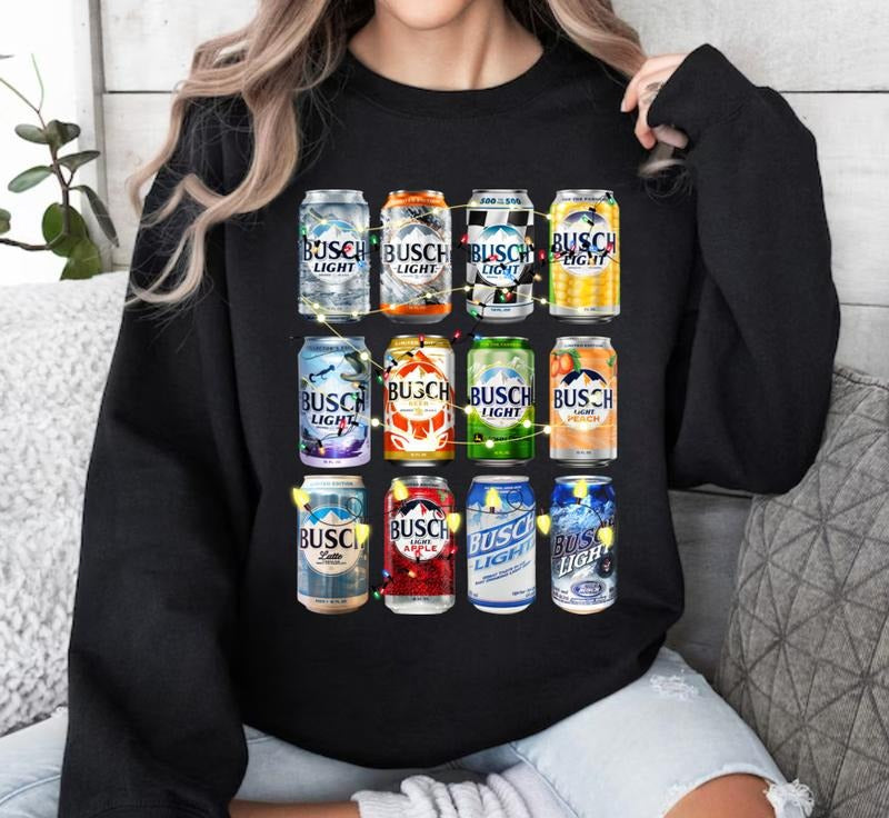 Lighting Busch Beer - Adult & Kids T-Shirts, Sweatshirts & Hoodies apparel design preview 1