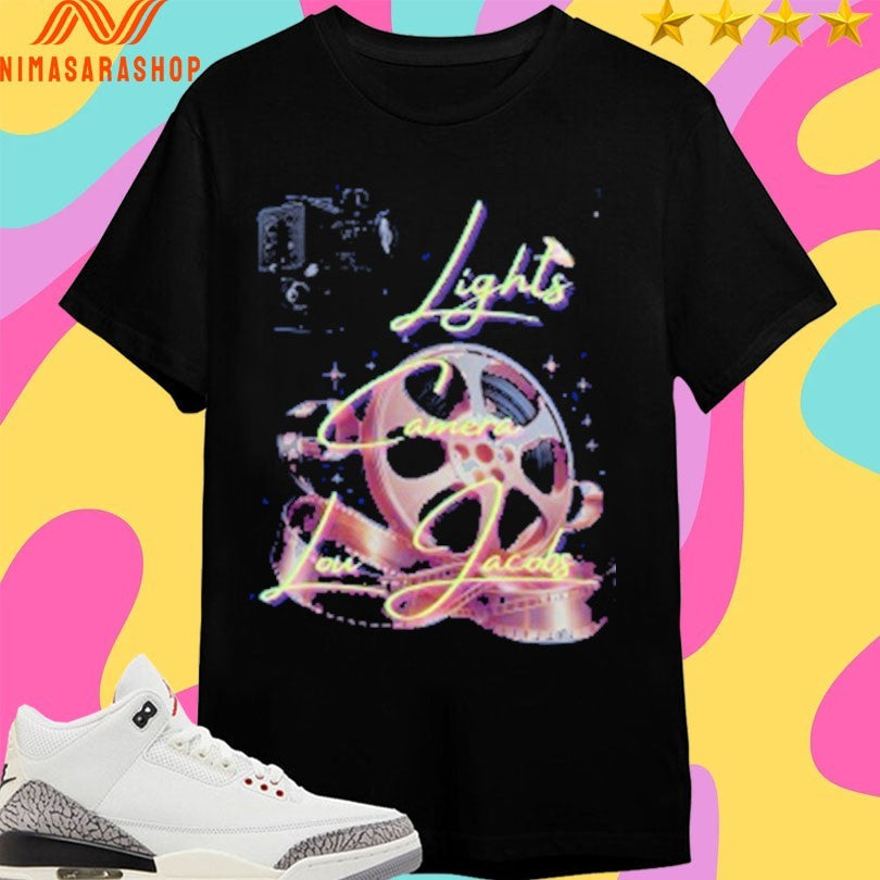Lights Camera Lou Jacobs - Adult & Kids T-Shirts, Sweatshirts & Hoodies apparel design preview 1