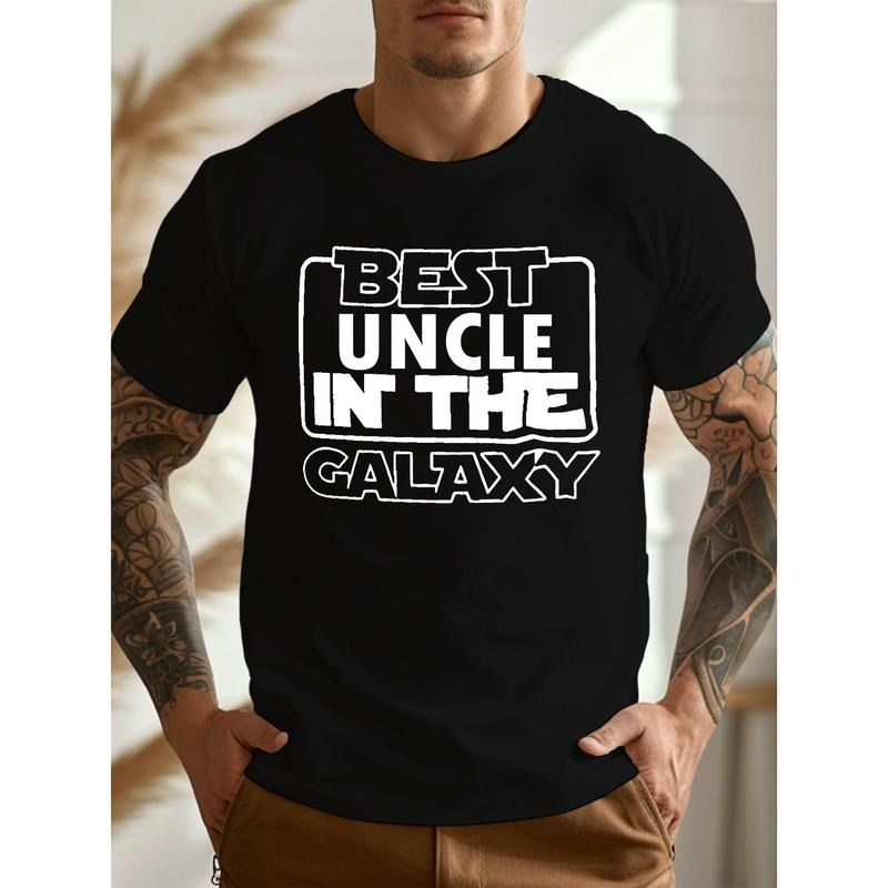 Lightweight Best Uncle Galaxy" White Casual Crew Neck - Adult & Kids T-Shirts, Sweatshirts & Hoodies apparel design preview 1