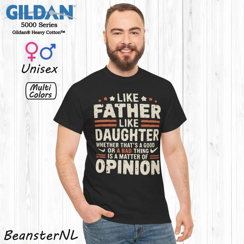 Like Father Daughter Funny Dad Dark Humor Sarcastic - Adult & Kids T-Shirts, Sweatshirts & Hoodies apparel design preview 1
