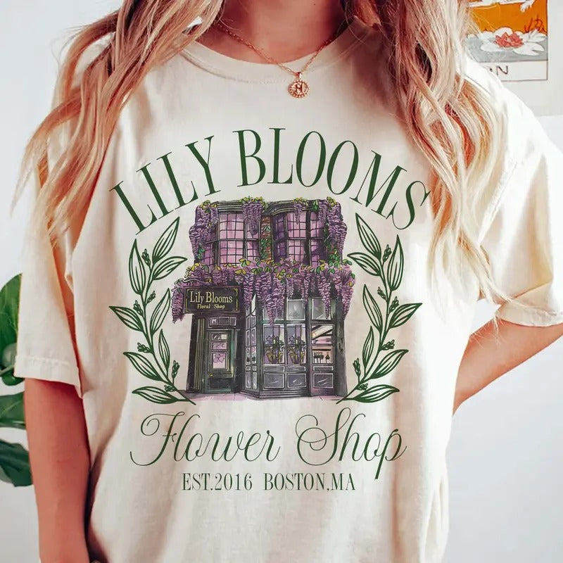 Lily Floral Shop - Adult & Kids T-Shirts, Sweatshirts & Hoodies apparel design preview 1