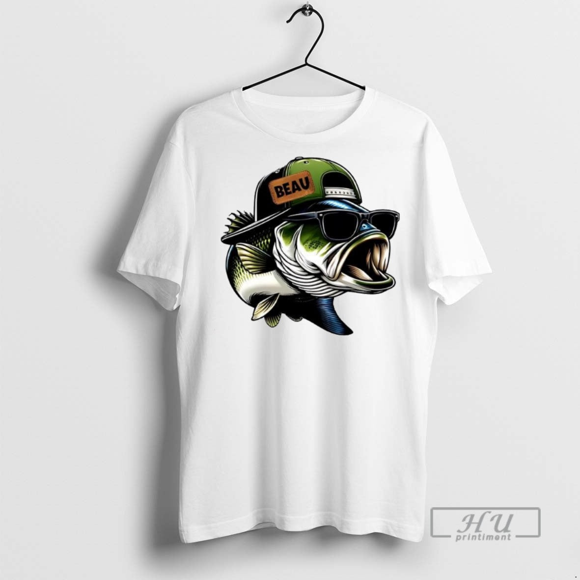 Limited Edition Bass Fishing Hat Beau Graphic - Adult & Kids T-Shirts, Sweatshirts & Hoodies apparel design preview 1