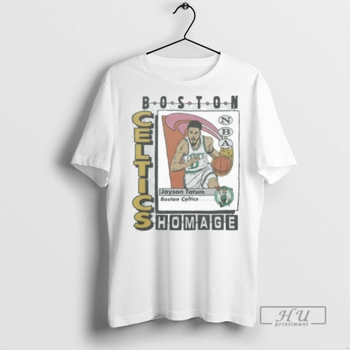 Limited Edition Boston Celtics Trading Card Jayson - Adult & Kids T-Shirts, Sweatshirts & Hoodies apparel design preview 1