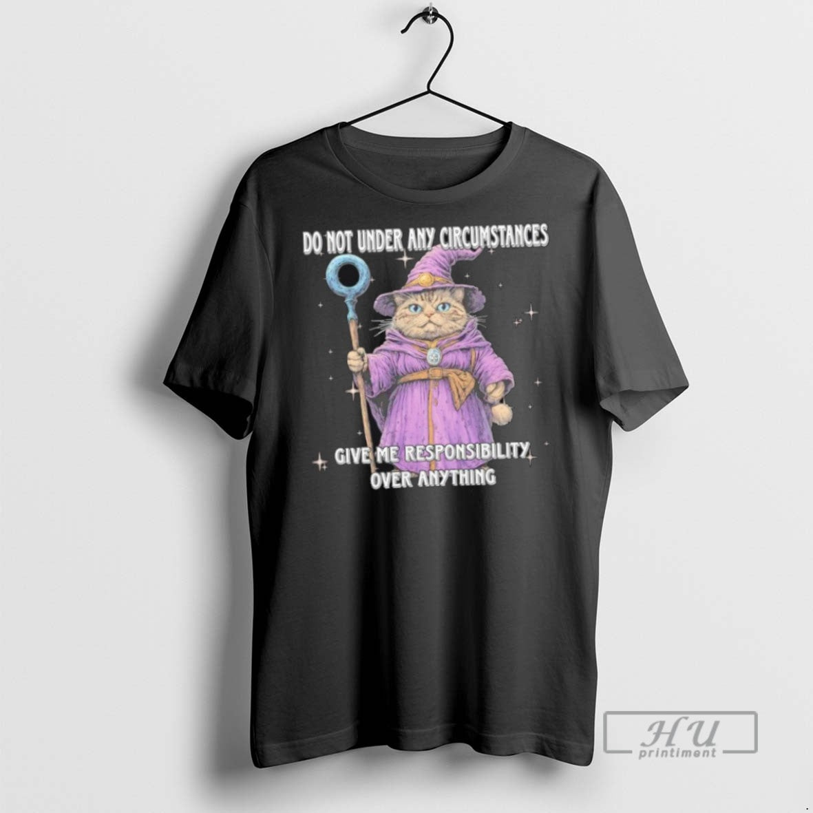 Limited Edition Cat Wizard Do Not Under Any - Adult & Kids T-Shirts, Sweatshirts & Hoodies apparel design preview 1
