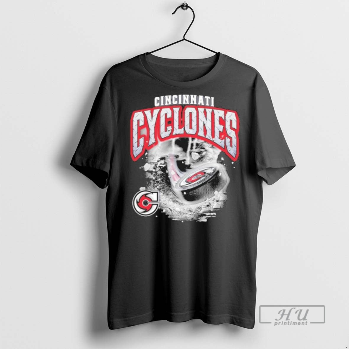 Limited Edition Cincinnati Cyclones Storm Warning - Adult & Kids T-Shirts, Sweatshirts & Hoodies apparel design preview 1