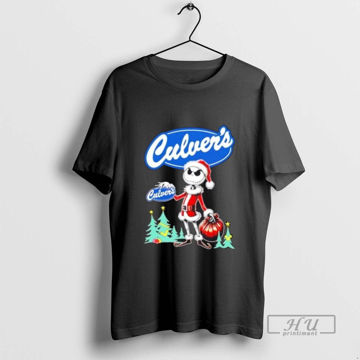 Limited Edition Culvers X Jack Skellington Santa Isnt - Adult & Kids T-Shirts, Sweatshirts & Hoodies apparel design preview 1