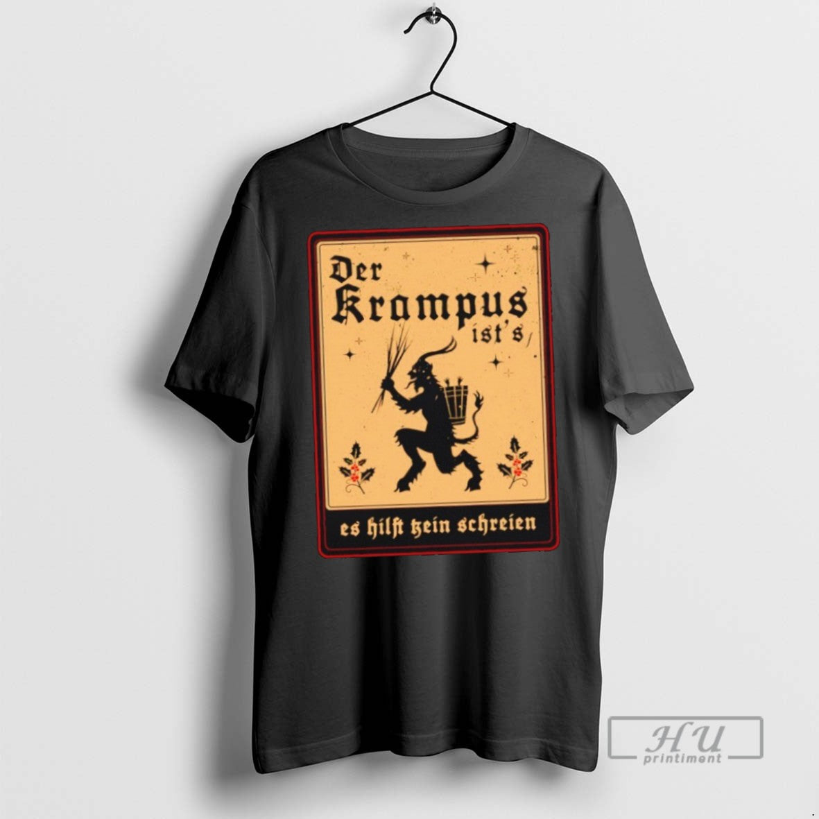 Limited Edition Der Krampus Ists Es Hilft Kein - Adult & Kids T-Shirts, Sweatshirts & Hoodies apparel design preview 1