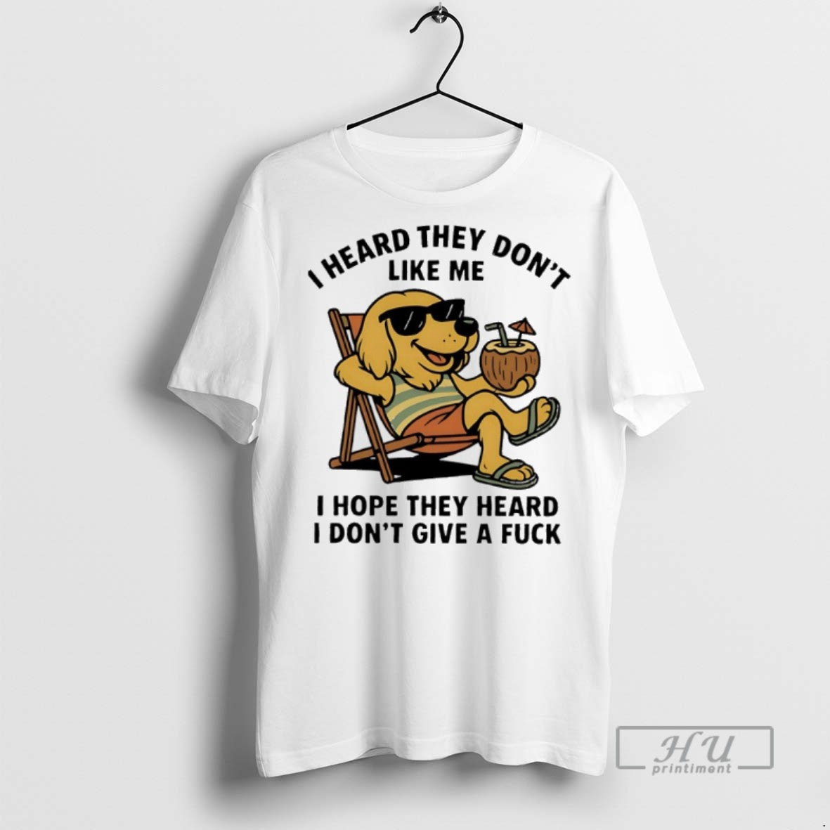 Limited Edition Dog Beach I Heard They Dont Like Hope - Adult & Kids T-Shirts, Sweatshirts & Hoodies apparel design preview 1