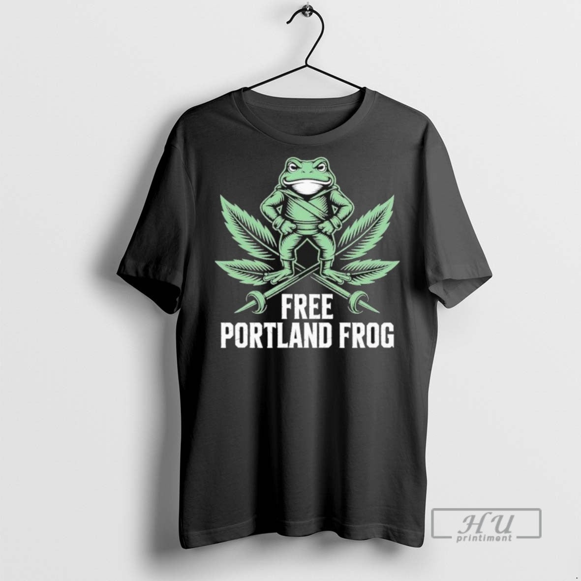 Limited Edition Free Portland Frog Graphic - Adult & Kids T-Shirts, Sweatshirts & Hoodies apparel design preview 1