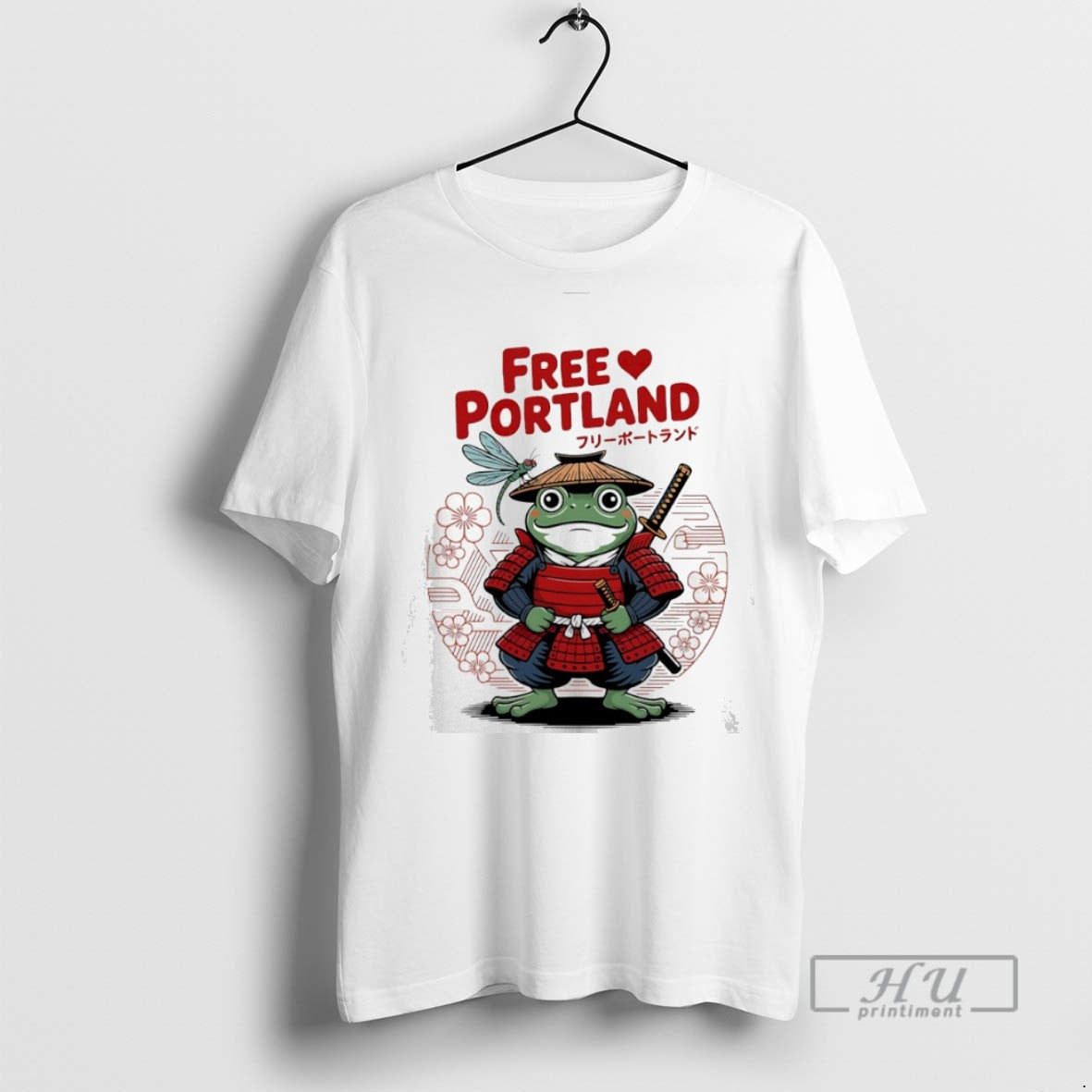 Limited Edition Free Portland Samurai Frogs Resist - Adult & Kids T-Shirts, Sweatshirts & Hoodies apparel design preview 1