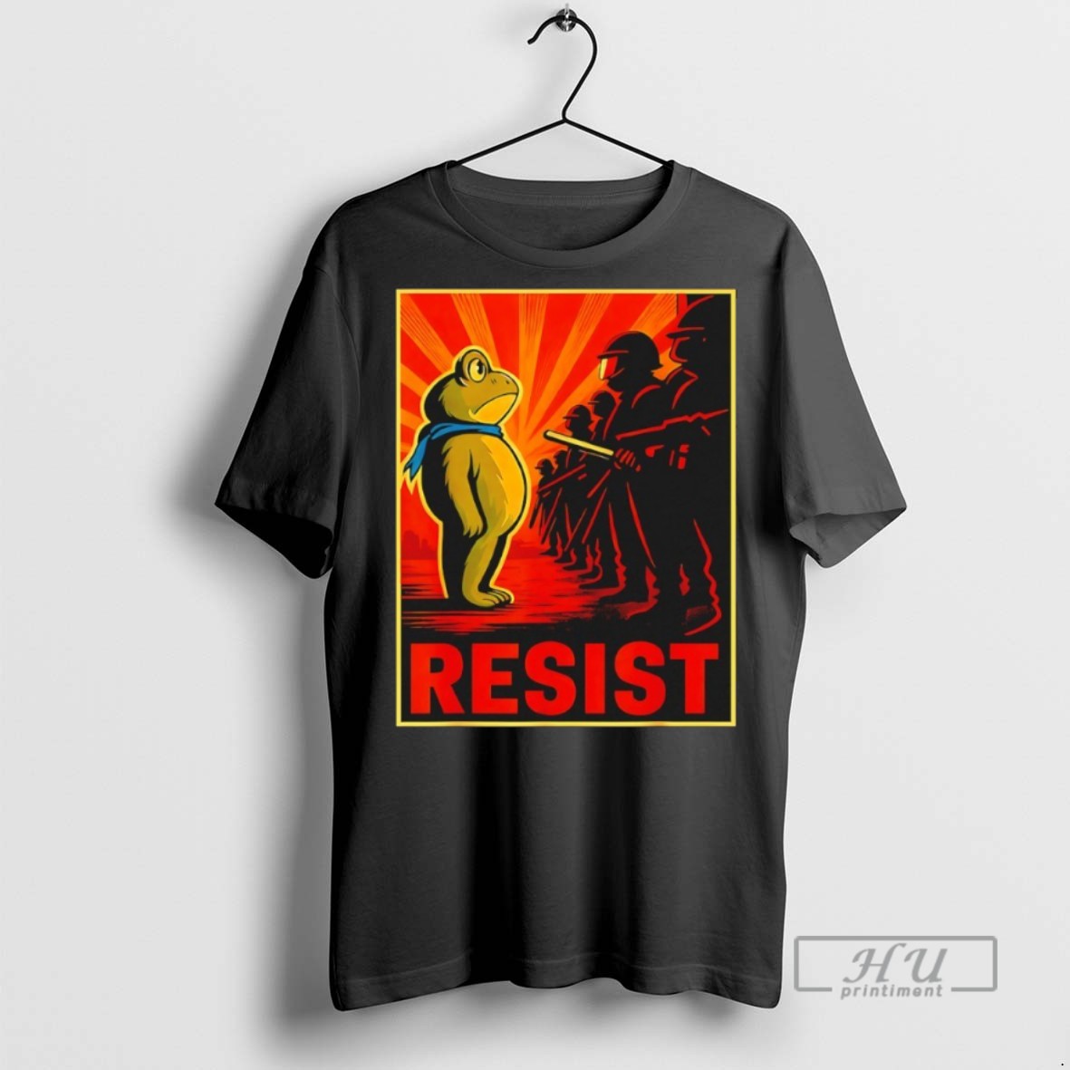 Limited Edition Frog Resist Portland Protest Graphic - Adult & Kids T-Shirts, Sweatshirts & Hoodies apparel design preview 1