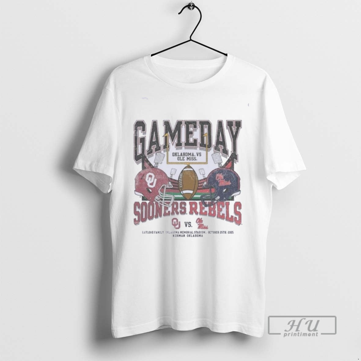 Limited Edition Gameday Oklahoma Vs Ole Miss 2025 - Adult & Kids T-Shirts, Sweatshirts & Hoodies apparel design preview 1
