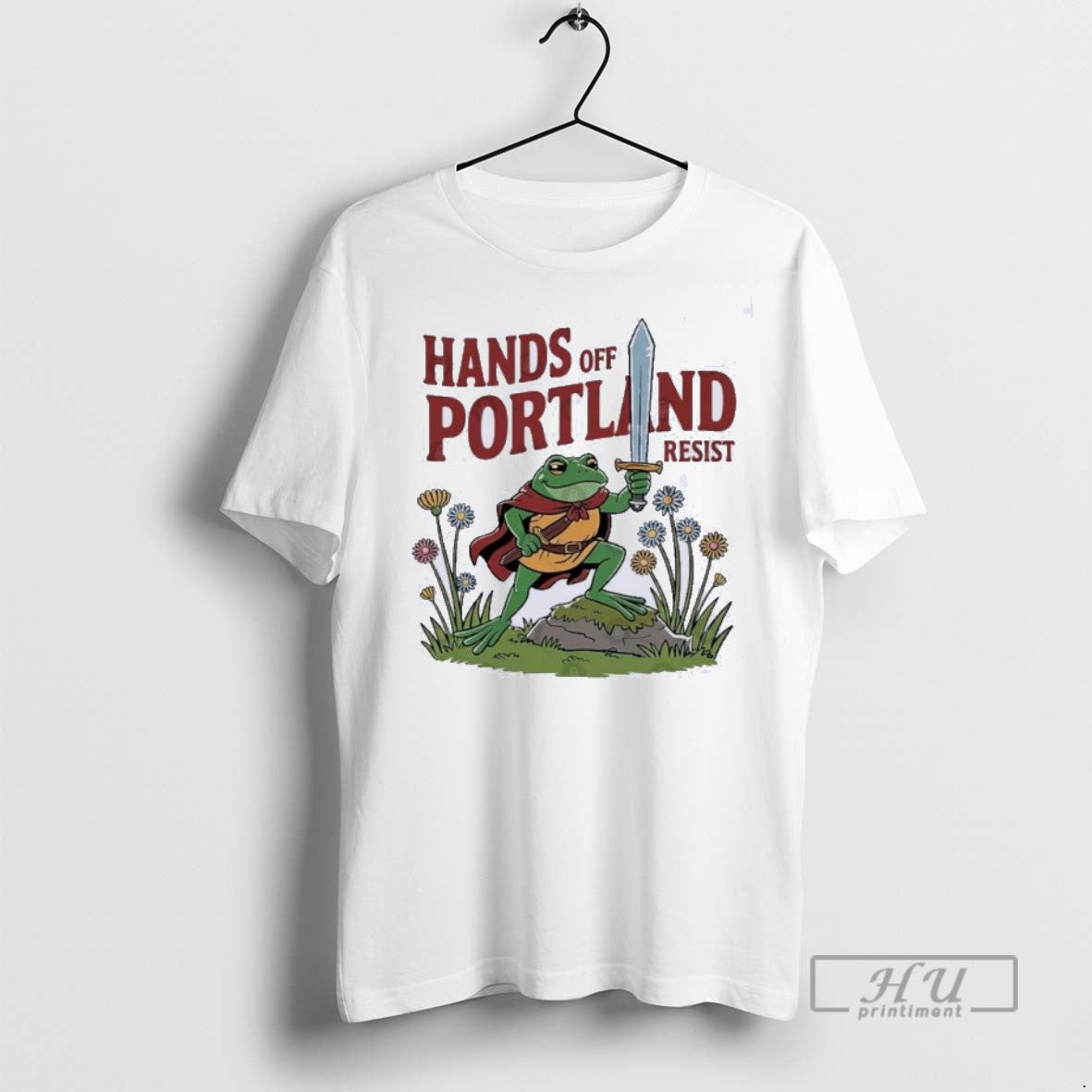 Limited Edition Hands Off Portland Frogs Resist - Adult & Kids T-Shirts, Sweatshirts & Hoodies apparel design preview 1