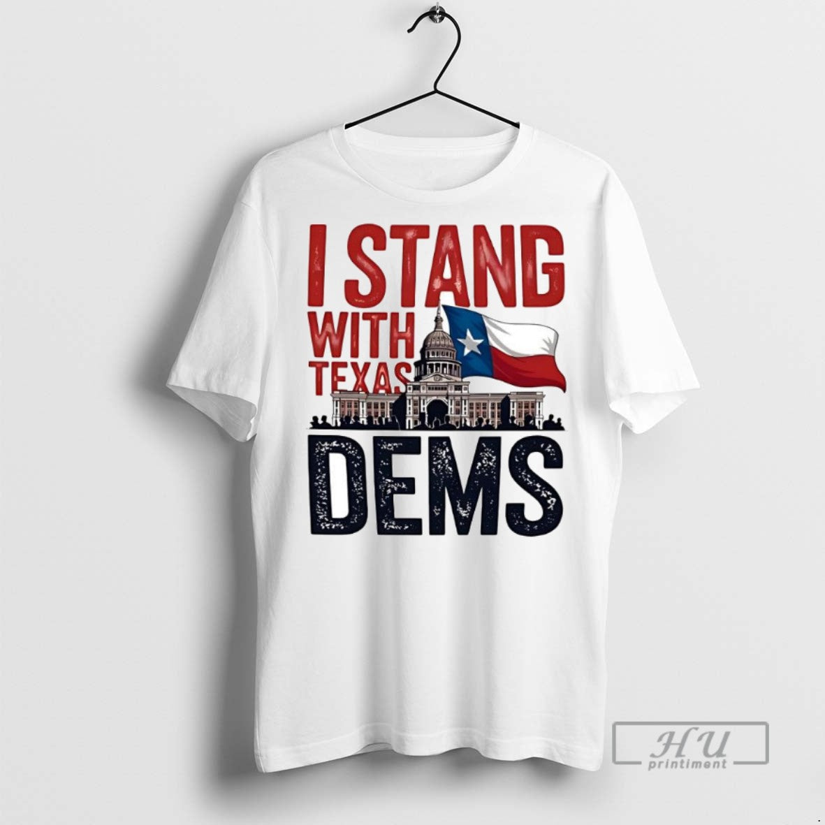 Limited Edition I Stand With Texas Dems Graphic - Adult & Kids T-Shirts, Sweatshirts & Hoodies apparel design preview 1