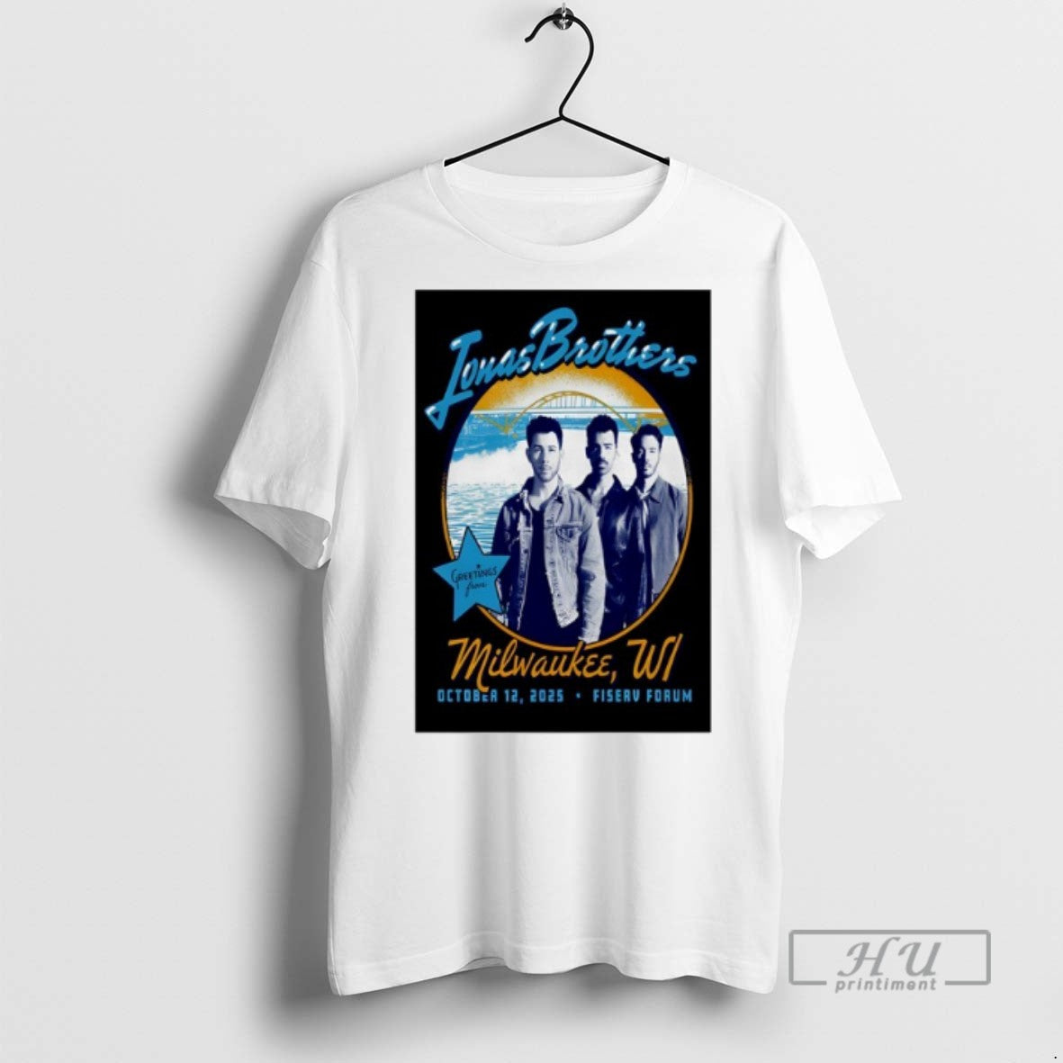 Limited Edition Jonas Brothers Oct 12 2025 Fiserv - Adult & Kids T-Shirts, Sweatshirts & Hoodies apparel design preview 1