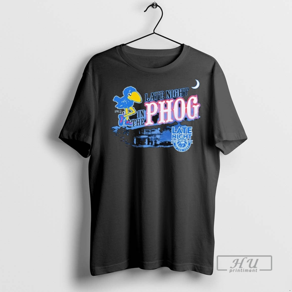 Limited Edition Kansas Jayhawks Late Night At The - Adult & Kids T-Shirts, Sweatshirts & Hoodies apparel design preview 1