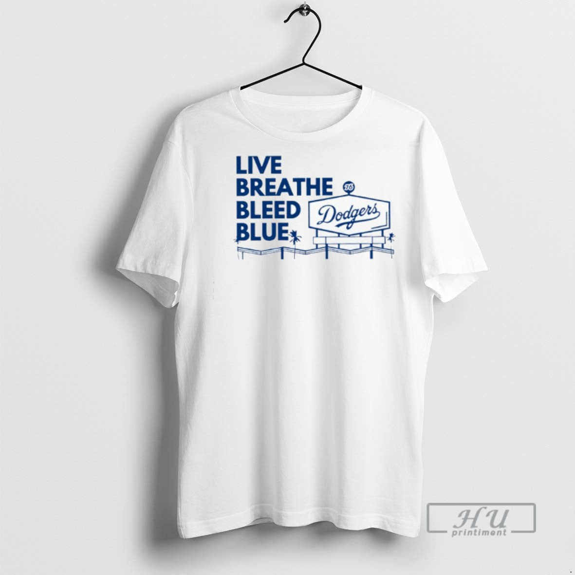 Limited Edition La Dodgers Live Breathe Bleed Blue - Adult & Kids T-Shirts, Sweatshirts & Hoodies apparel design preview 1