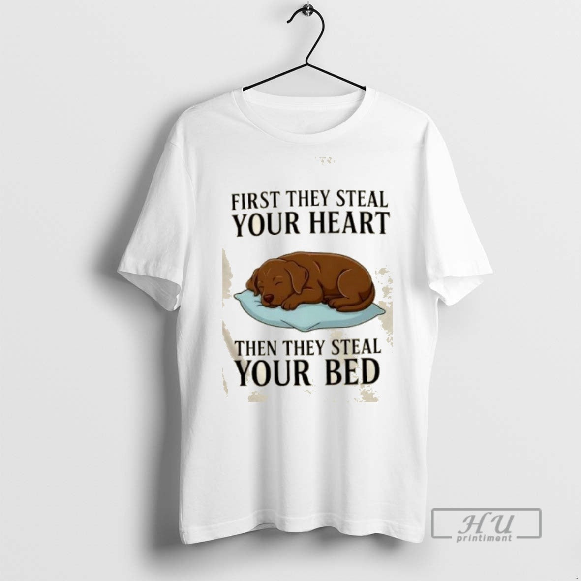 Limited Edition Labrador Dog First They Steal Your - Adult & Kids T-Shirts, Sweatshirts & Hoodies apparel design preview 1