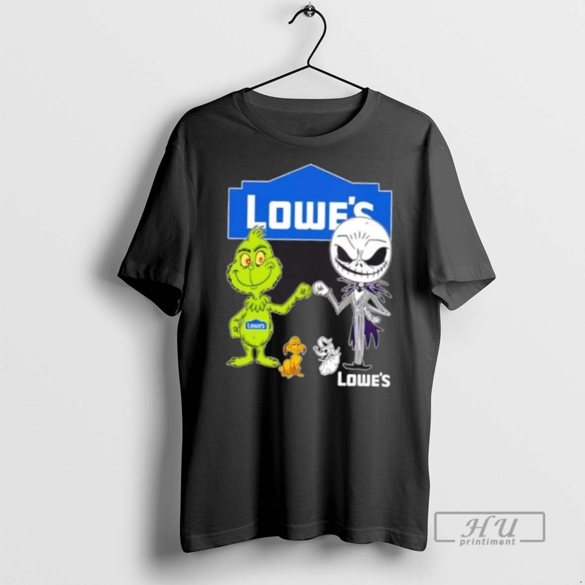 Limited Edition Lowes X Grinch And Jack Skellington - Adult & Kids T-Shirts, Sweatshirts & Hoodies apparel design preview 1