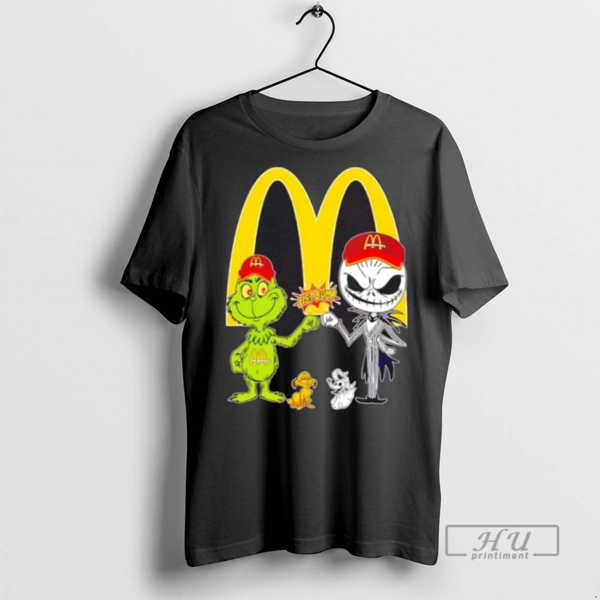 Limited Edition Mcdonalds X Grinch And Jack - Adult & Kids T-Shirts, Sweatshirts & Hoodies apparel design preview 1