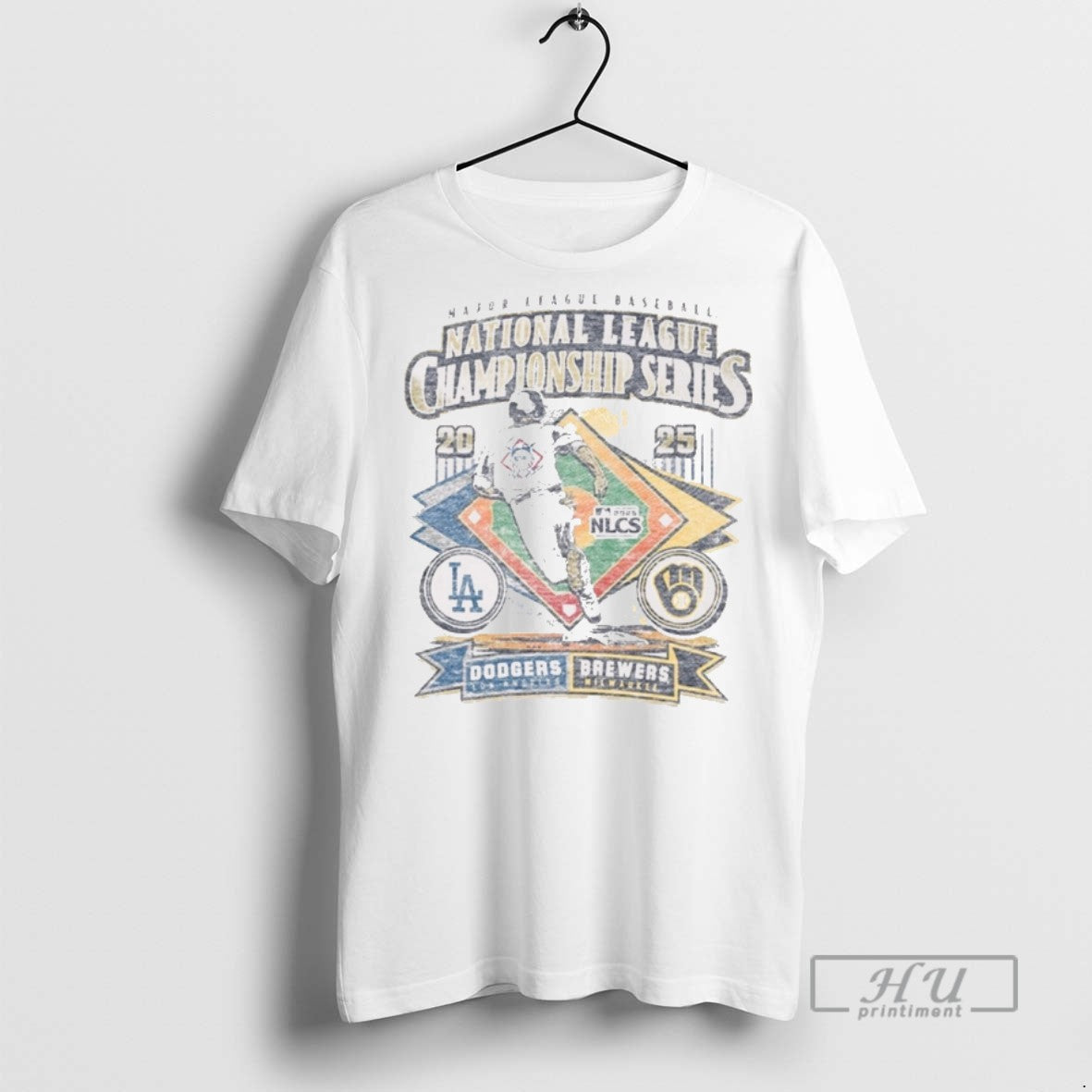 Limited Edition Milwaukee Brewers Vs La Dodgers Mlb - Adult & Kids T-Shirts, Sweatshirts & Hoodies apparel design preview 1