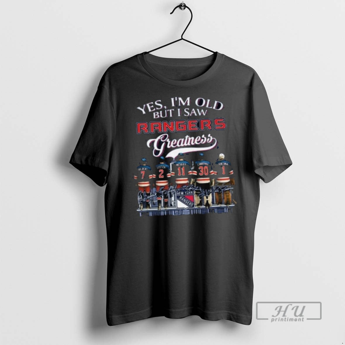 Limited Edition New York Rangers Yes Im Old But I Saw - Adult & Kids T-Shirts, Sweatshirts & Hoodies apparel design preview 1