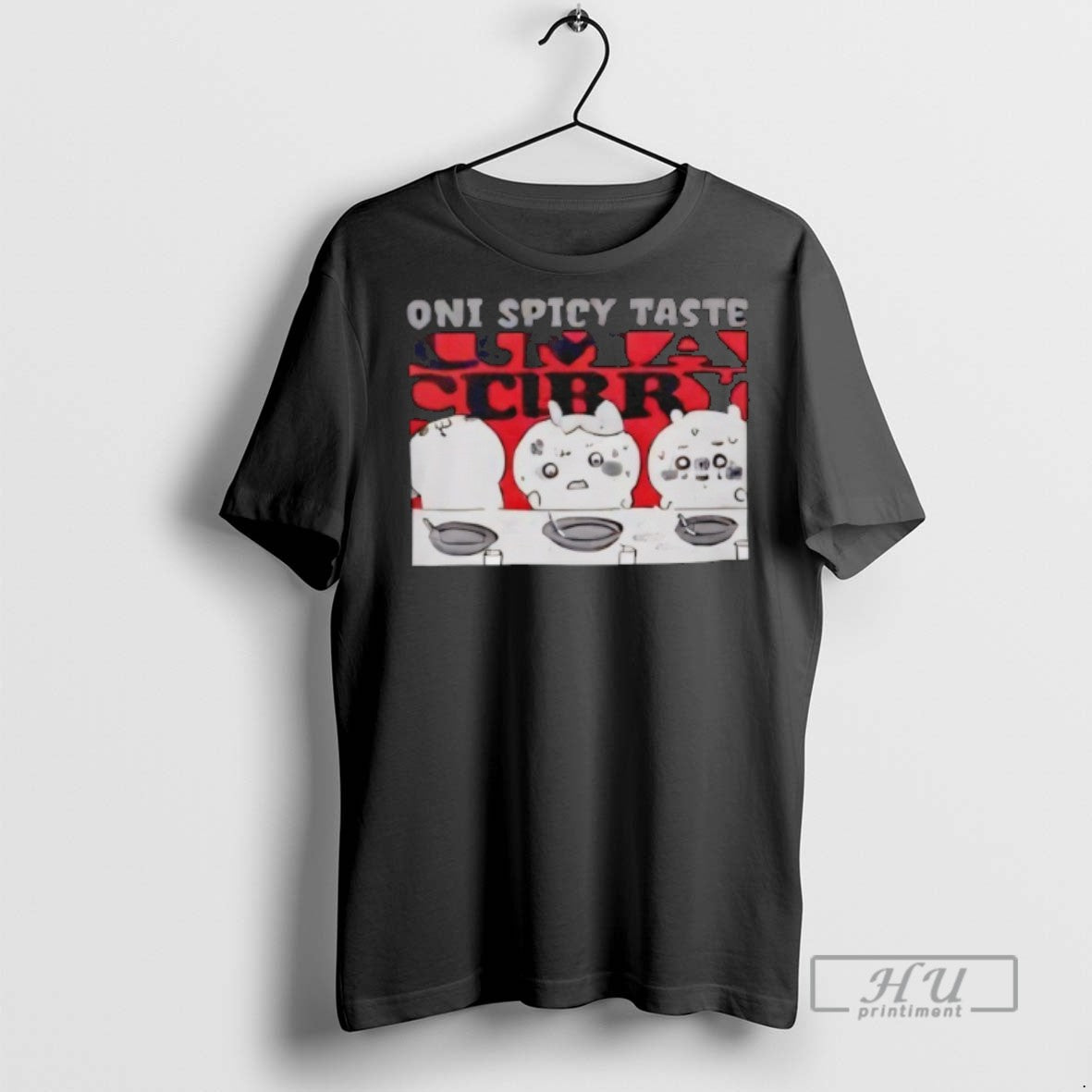 Limited Edition Oni Spicy Taste Uma Curry Graphic - Adult & Kids T-Shirts, Sweatshirts & Hoodies apparel design preview 1