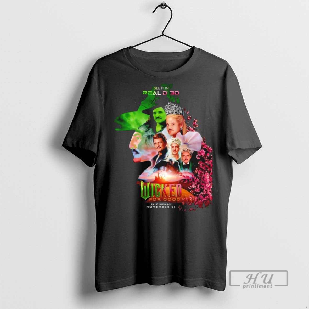 Limited Edition Pedro Pascal Wicked For Good Graphic - Adult & Kids T-Shirts, Sweatshirts & Hoodies apparel design preview 1
