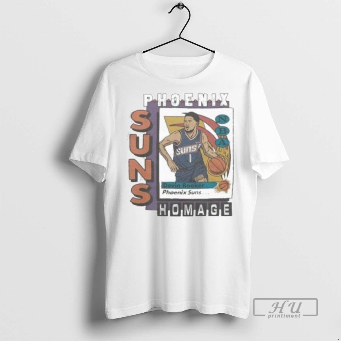 Limited Edition Phoenix Suns Trading Card Devin - Adult & Kids T-Shirts, Sweatshirts & Hoodies apparel design preview 1