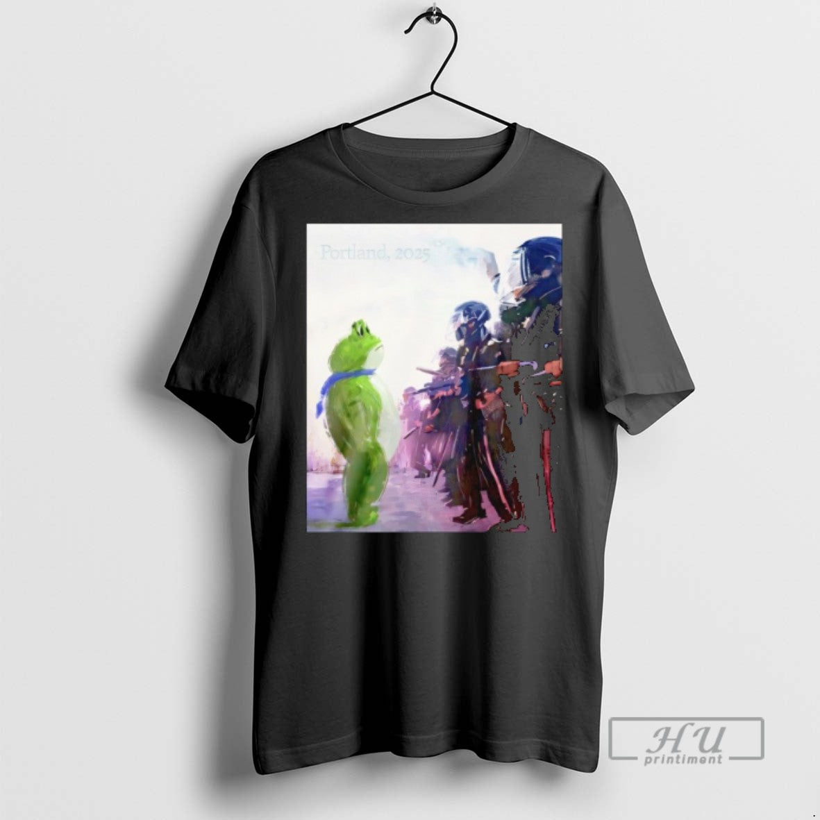 Limited Edition Portland 2025 Resist Frog Graphic - Adult & Kids T-Shirts, Sweatshirts & Hoodies apparel design preview 1