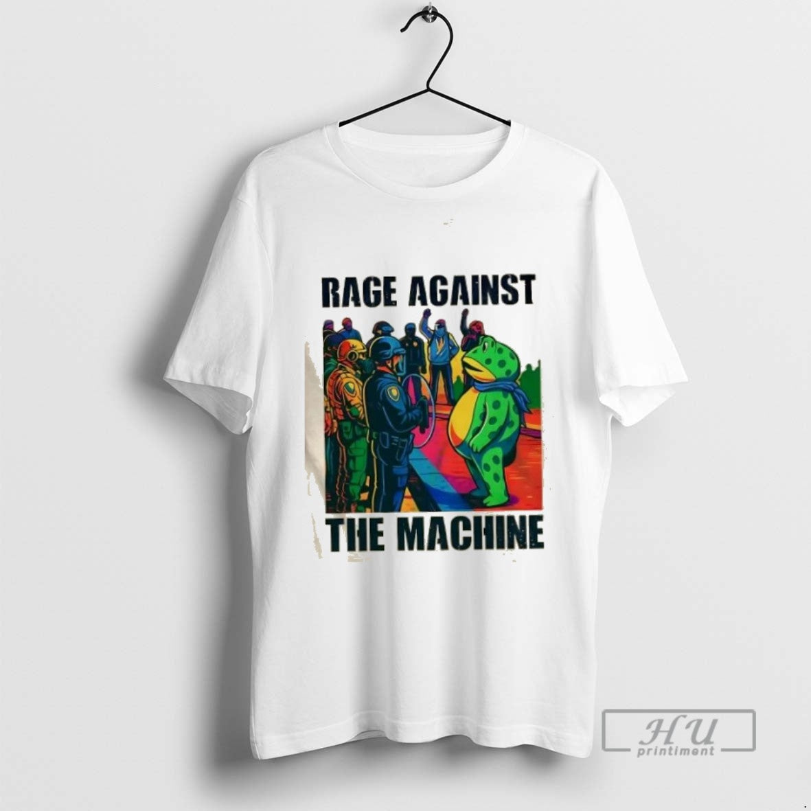 Limited Edition Portland Frog Anti Ice Rage Against - Adult & Kids T-Shirts, Sweatshirts & Hoodies apparel design preview 1