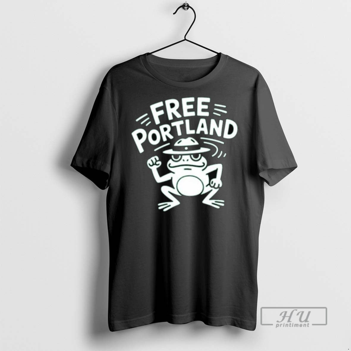 Limited Edition Portland Frog Free Long Sleve Graphic - Adult & Kids T-Shirts, Sweatshirts & Hoodies apparel design preview 1
