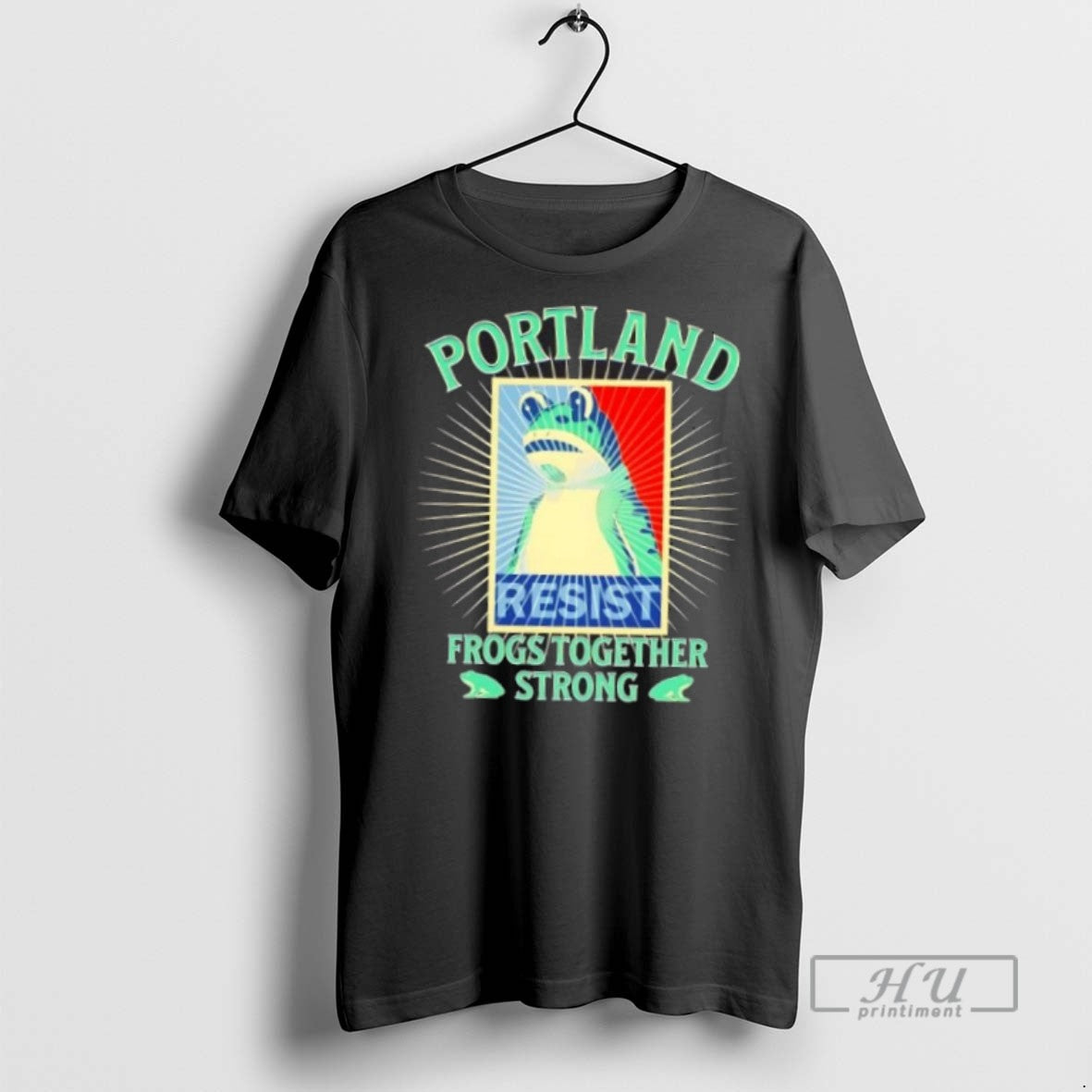Limited Edition Portland Frogs Together Strong Retro - Adult & Kids T-Shirts, Sweatshirts & Hoodies apparel design preview 1