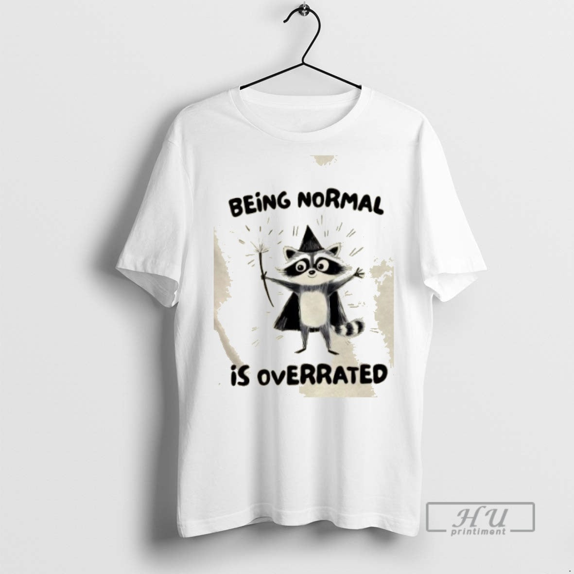 Limited Edition Raccoon Wizard Being Normal Is - Adult & Kids T-Shirts, Sweatshirts & Hoodies apparel design preview 1
