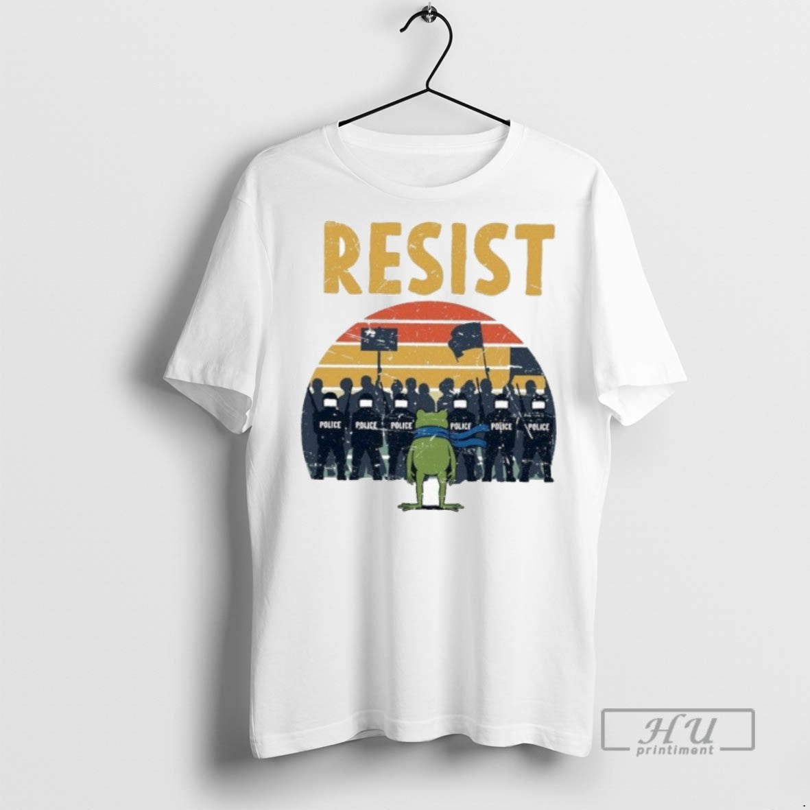 Limited Edition Retro Portland Frog Protest Rage - Adult & Kids T-Shirts, Sweatshirts & Hoodies apparel design preview 1