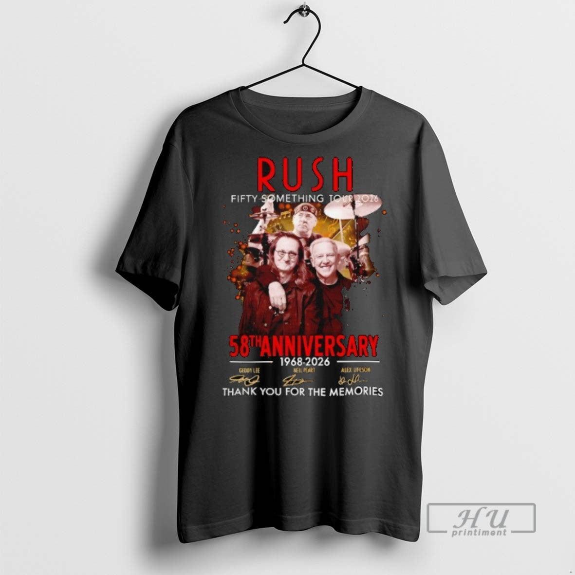 Limited Edition Rush Fifty Something Tour 2025 - Adult & Kids T-Shirts, Sweatshirts & Hoodies apparel design preview 1