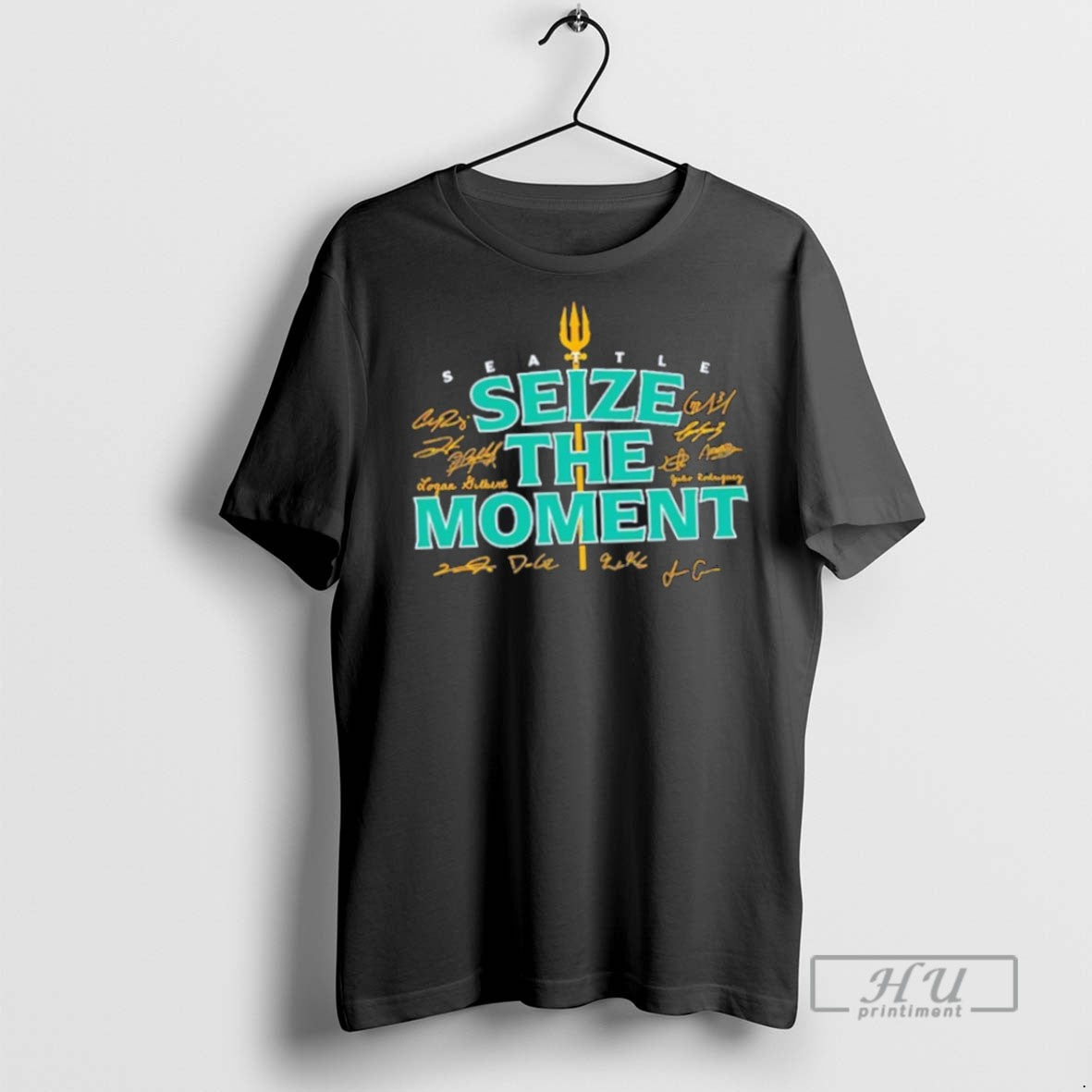 Limited Edition Seattle Mariners Seize The Moment - Adult & Kids T-Shirts, Sweatshirts & Hoodies apparel design preview 1
