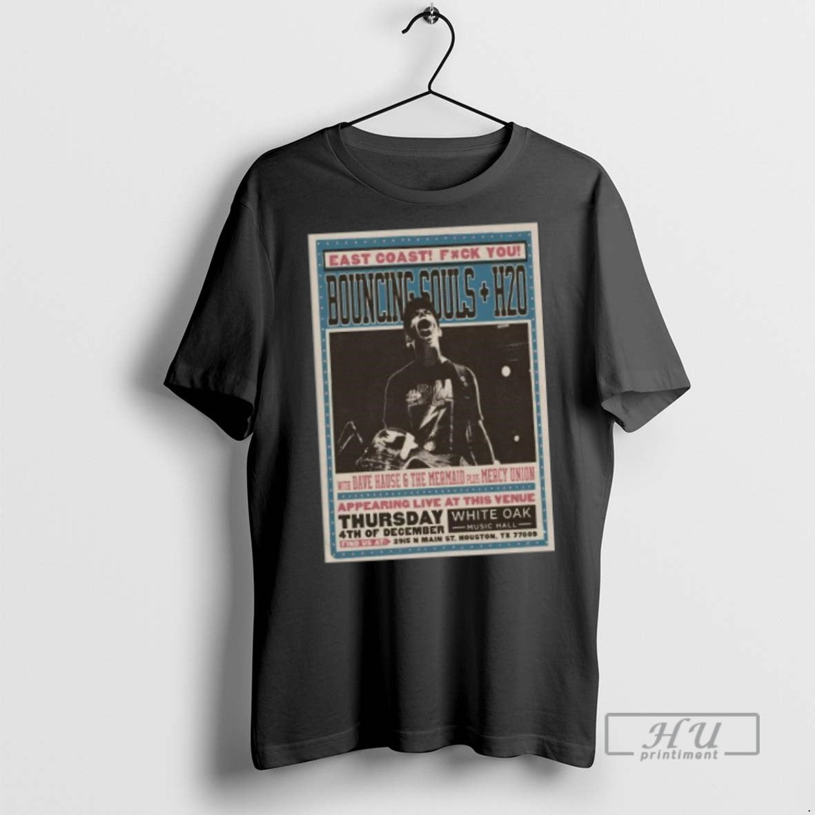 Limited Edition The Bouncing Souls White Oak Music - Adult & Kids T-Shirts, Sweatshirts & Hoodies apparel design preview 1
