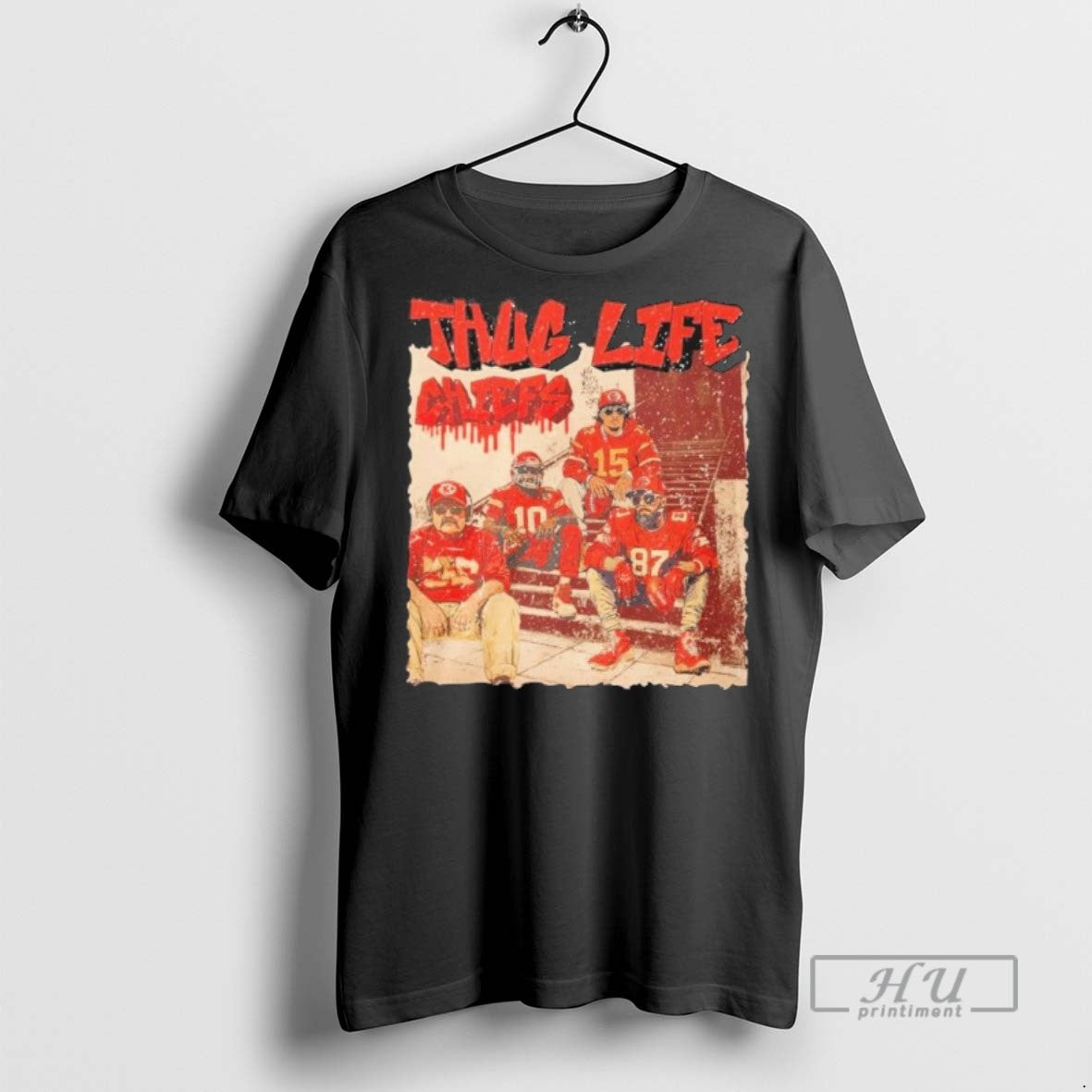 Limited Edition Thug Life Kc Chiefs 2025 Graphic - Adult & Kids T-Shirts, Sweatshirts & Hoodies apparel design preview 1