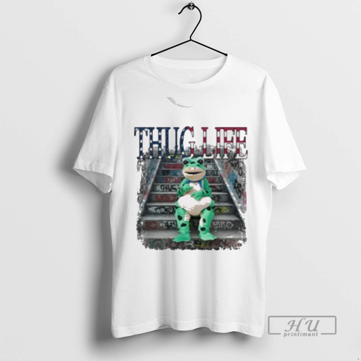 Limited Edition Thug Life Portland Frog Protest 2025 - Adult & Kids T-Shirts, Sweatshirts & Hoodies apparel design preview 1