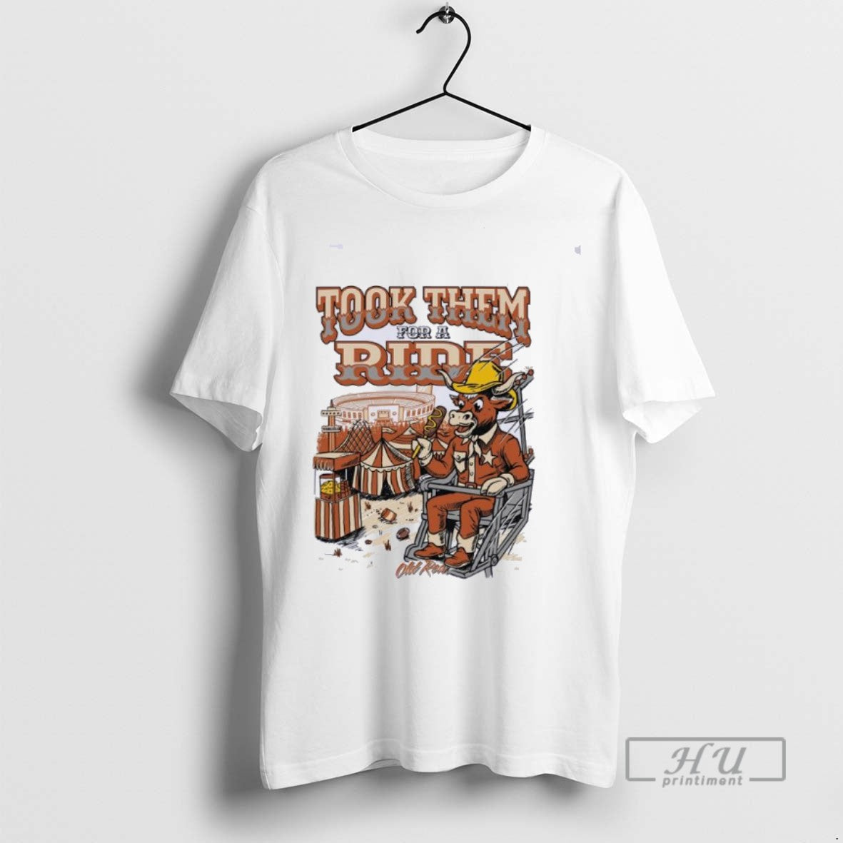 Limited Edition Took Them For A Ride Texas Longhorns - Adult & Kids T-Shirts, Sweatshirts & Hoodies apparel design preview 1